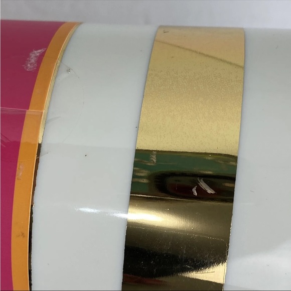 Kate Spade White Gold Striped 16oz. Thermal Mug - Picture 6 of 7